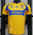 2425 Tigres Home Player Version Soccer Jersey