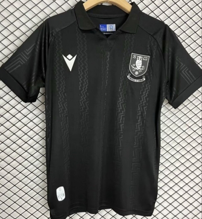 2425 sheffield wednessay black third away Soccer Jersey