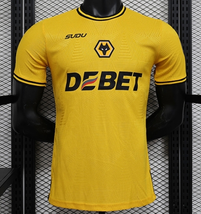 2425 Wolverhampton Home Player Version Soccer Jersey