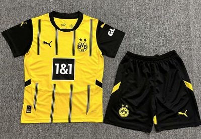 2425 BVB Dortmund Home kids Soccer Jersey