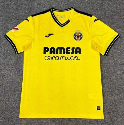 2425 Villarreal Home Soccer Jersey