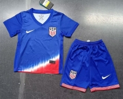 2425 USA United States Away kids Soccer Jersey