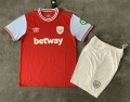 2425 West Ham United Home kids Soccer Jersey