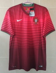 2014 Retro Portugal home soccer jersey