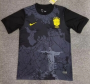 2425 Brazil special version black soccer jersey