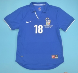 1998 ITALY Home Soccer Jersey