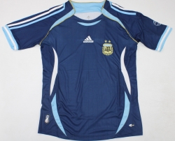 2006 Retro Argentina away soccer jersey