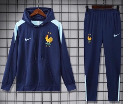 2025 France Training Hoodie Soccer Suit