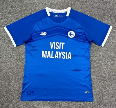 2425 Cardiff City Home Soccer Jersey