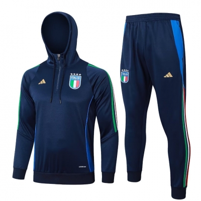 2425 Italy Training Hoodie Soccer Suit