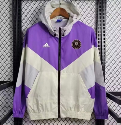 2425 Inter Miami purple white windbreaker jacket