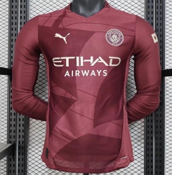 2425 M city third away long sleeve player version