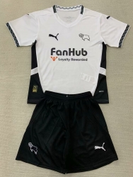 2452 Derby County home kids Soccer Jersey