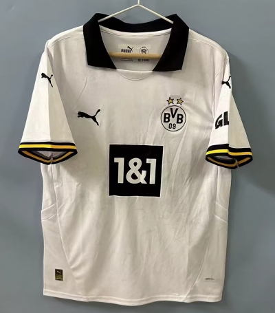 2425 Dortmund white third away Soccer Jersey