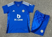 2425 Leicester City Home kids Soccer Jersey