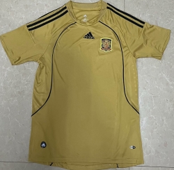 2008 Spain gold away Soccer Jersey