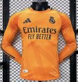 2425 RM Away Long Sleeve Player Version Soccer Jersey