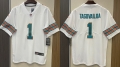 2024 Miami dolphins 1# Retro White NFL Jersey