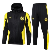 2425 Dortmund black hooded tracksuit + Pants