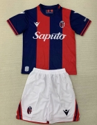 2425 Bologna Home kids Soccer Jersey