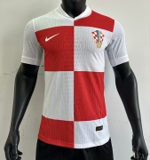 2425 Croatia Home Player Version Soccer Jersey