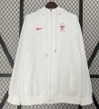 2425 Francce white windbreaker jacket