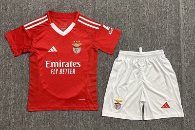 2425 Benfica home Kids Soccer Jersey