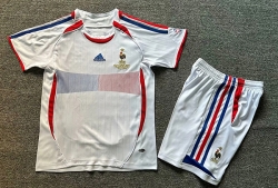 2006 France Away kids soccer jersey