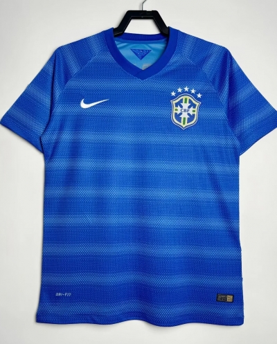 2014 Brazil Away Soccer Jersey