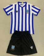 2425 Sheffield Wednesday home and away kids Soccer Jersey