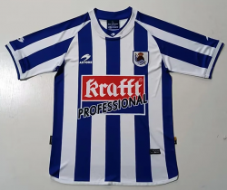 0203 Retro Real Sociedad home soccer jersey