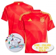 2024 Europ cup Final Spain Home Soccer Jersey