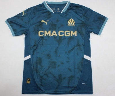 2425 Marseille dark blue away Soccer Jersey