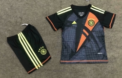 2425 Mexico gk black kids Soccer Jersey