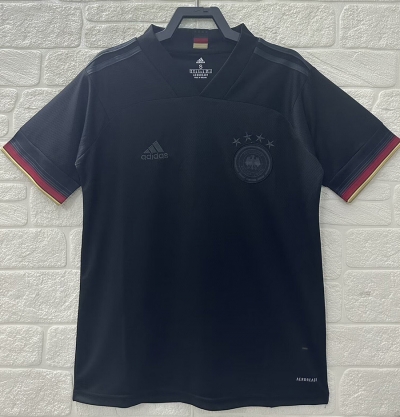 2020 Germany away black Soccer Jersey