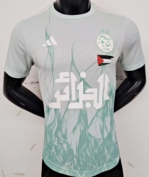 2425 Algeria light blue player version Soccer jersey