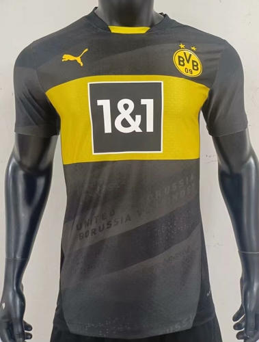 2425 BVB Away Player Version Soccer Jersey