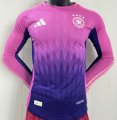 2425 Germany Away Long Sleeve Player Version Soccer Jersey