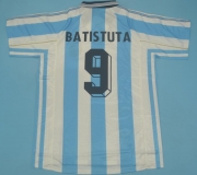 1998 Retro Argentina home soccer jersey