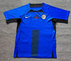 2425 Slovenia away blue soccer jersey