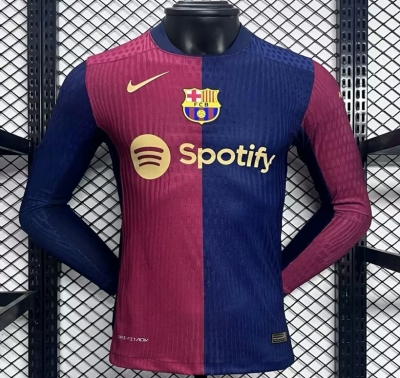 2425 Br Home Long Sleeve Player Version Soccer Jersey