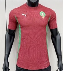 2025 26 Morocco Home red special player version