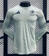 2425 Mexico Home Player Version Long Sleeve Soccer Jersey