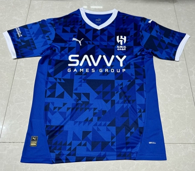 2425 Al-Hilal Saudi Home Soccer Jersey