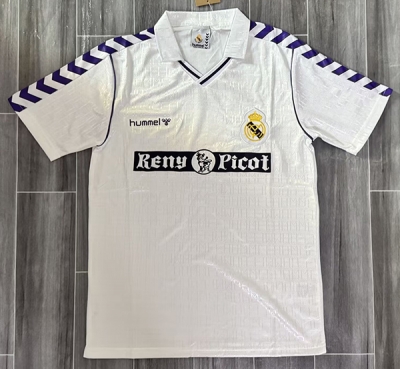 1989 90 RM HOME soccer jersey