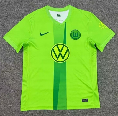 2425 Wolfsburg Home Soccer Jersey