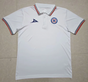 2425 Cruz white polo jersey