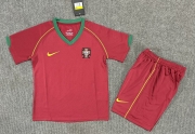 2006 portugal home Kids Soccer Jersey