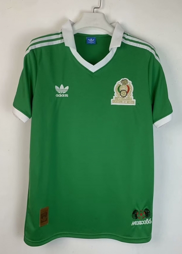 1986 Retro Mexico Home Soccer Jersey