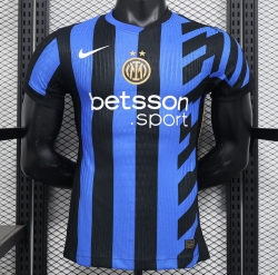 2425 Inter Milan Home Player Version Soccer Jersey